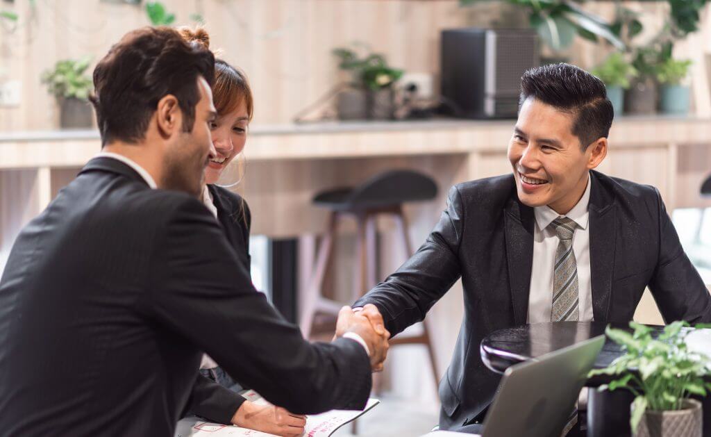 Group of Diverse Business People Successful Teamwork Working Together with Laptop Computer at Office.