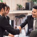 Group of Diverse Business People Successful Teamwork Working Together with Laptop Computer at Office.