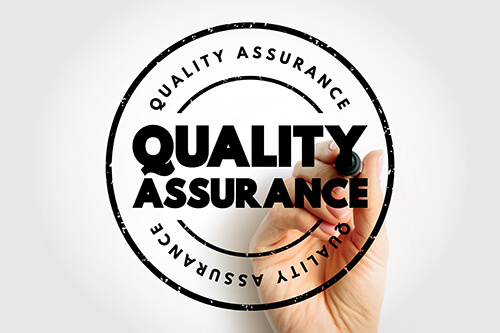 Quality,Assurance, ,Systematic,Process,Of,Determining,Whether,A,Product