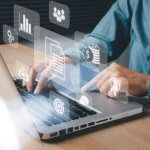 Enterprise,Resource,Planning,Erp,,Document,Management,Concept,With,Icons,On